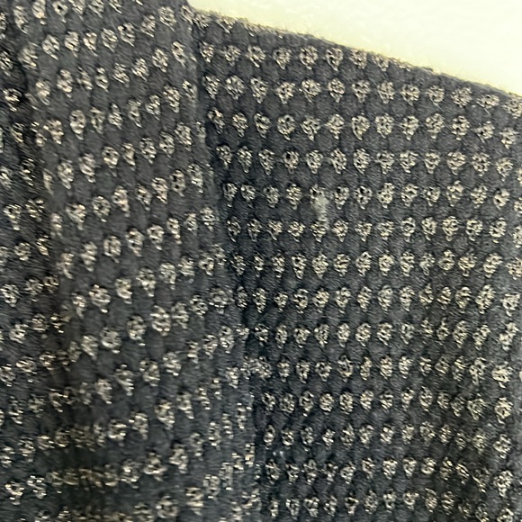 EUC Love for Humanity Black Gold Open Knit Cardigan sz M - Picture 4 of 7